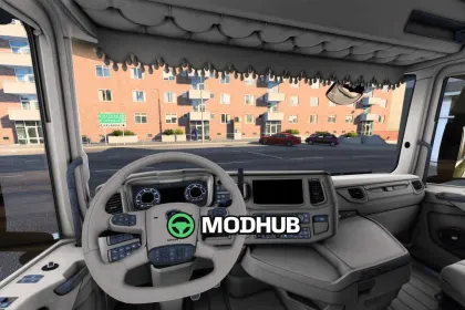 Innenraum Scania S/R Next Gen V8 v1.0 für ETS2 — 2