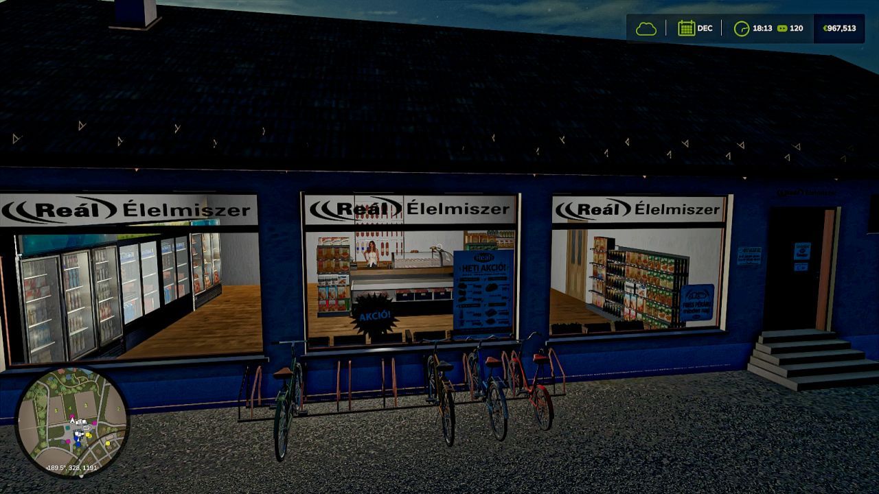 Точка продажу Reál Grocery Store для Farming Simulator 25