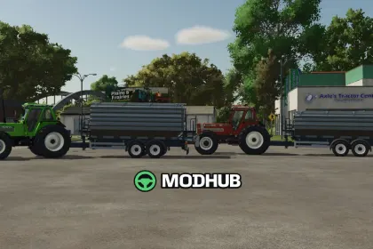 Причіп для винограду Randazzo 2-вісний BETA 2 для FS25 — 3