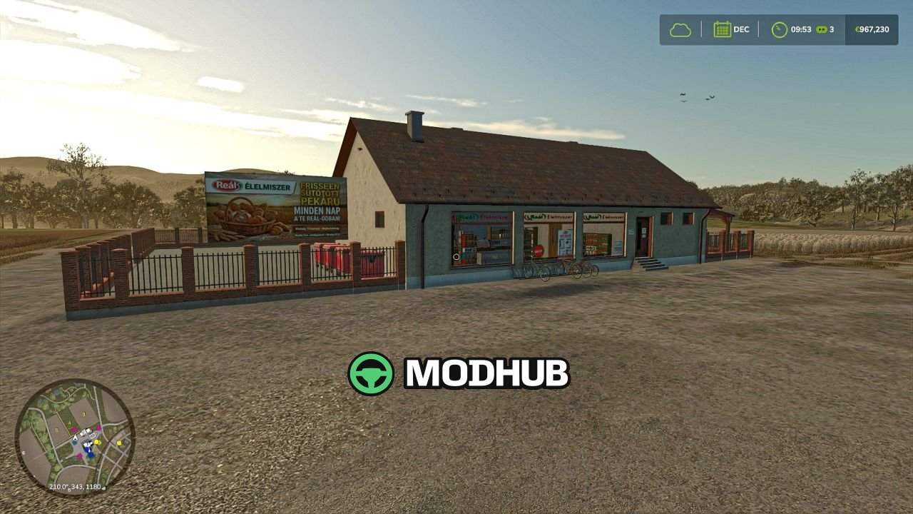 Магазин Reál Grocery Store V1.0 для FS25