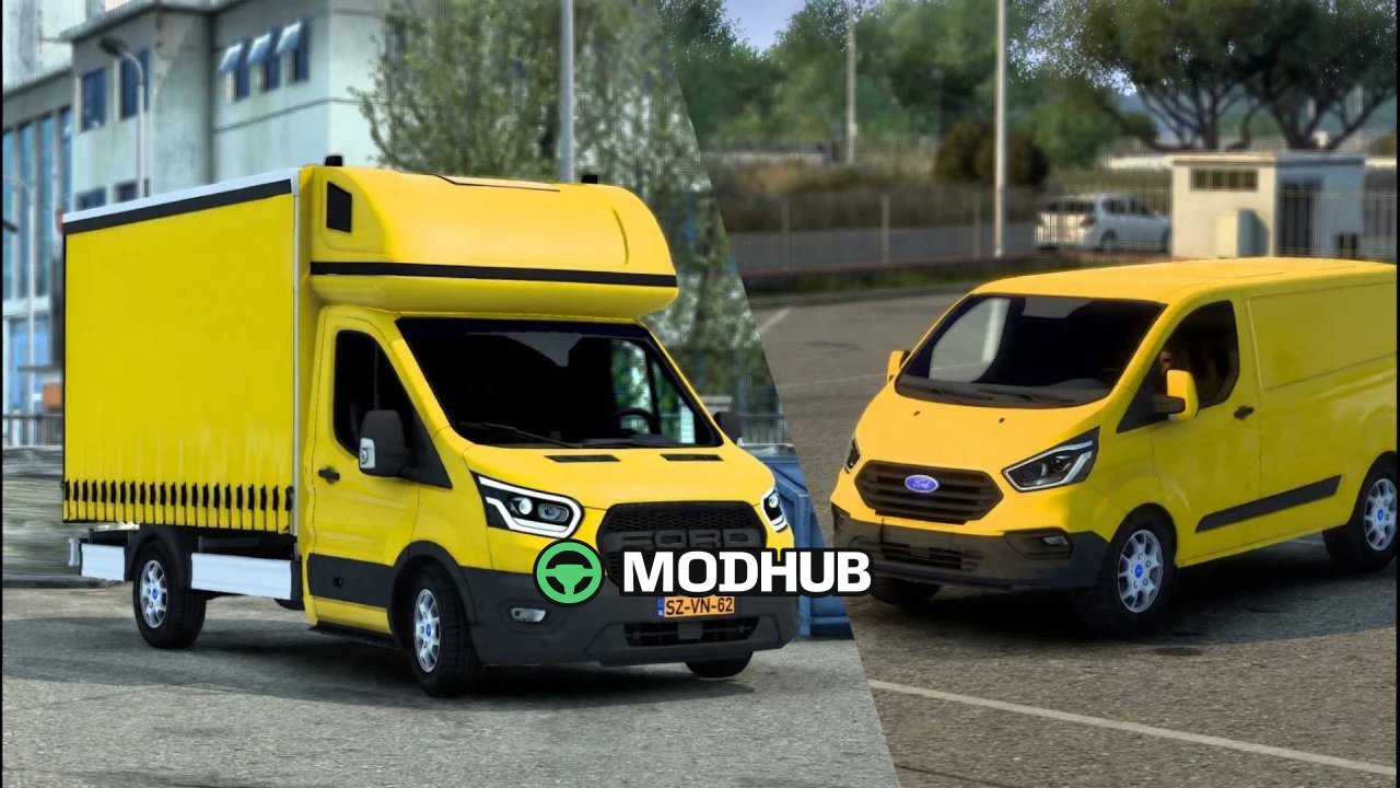 Автомобіль Ford Transit Mega Pack v1.61 для ETS2