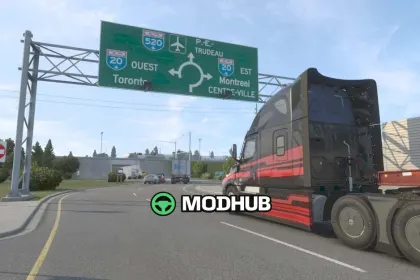 Map Discover Ontario and Quebec v14-161 for ETS2