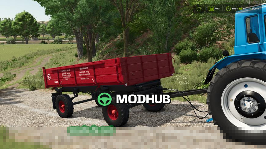 Мод на причеп 2PTS-4 887B v1.1.0.0 для Фермер Симулятор 25