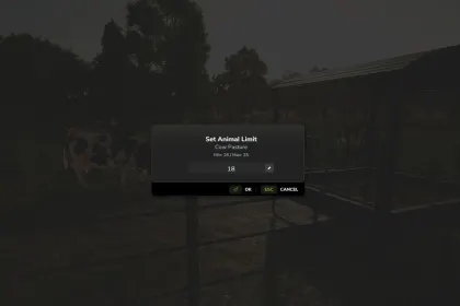 Ефективний Control animal pen capacity — Контроль Лімітів Тварин у Загонах FS25 — 1