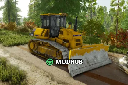 Spychacz gąsienicowy Komatsu D71 do FS25