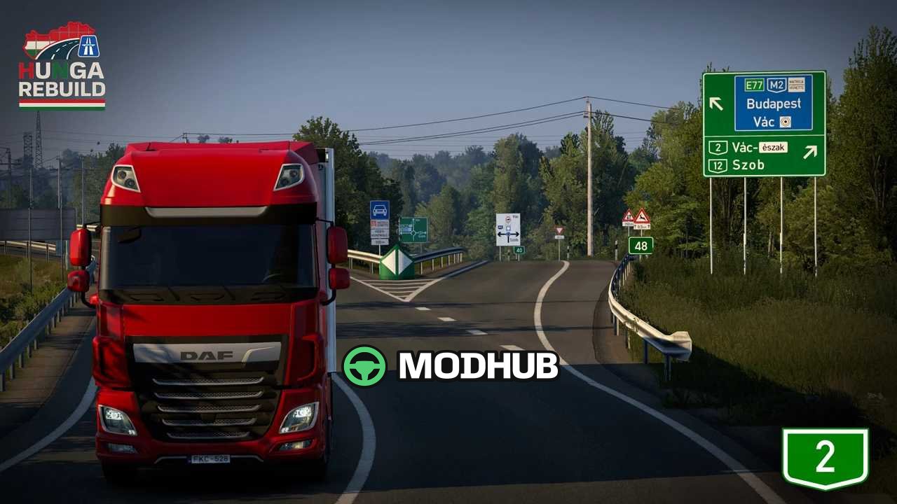 Карта HungaRebuild v0.1b 1.61 для ETS2