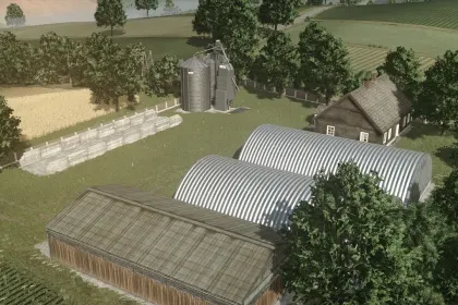 Нова Карта Osina Wielka Edit (Beta) для Farming Simulator 25 — 73 Ділянки та 2 Ферми — 5