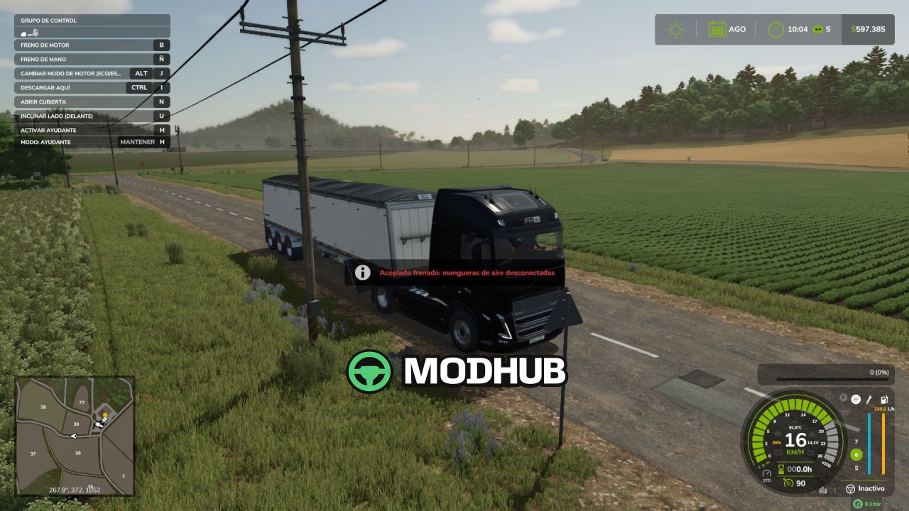 Реалістичні гальма V1.3 для FS25