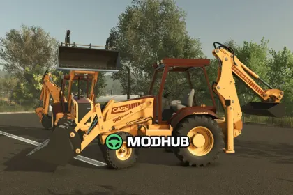 Baggerlader Case 580 Super K für FS25 — 2