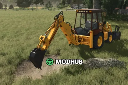 Baggerlader Case 580 Super K für FS25 — 4