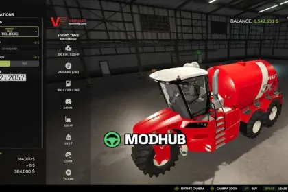 Цистерна Vervaet Hydro Trike Extended v2.0 для FS25 — 2