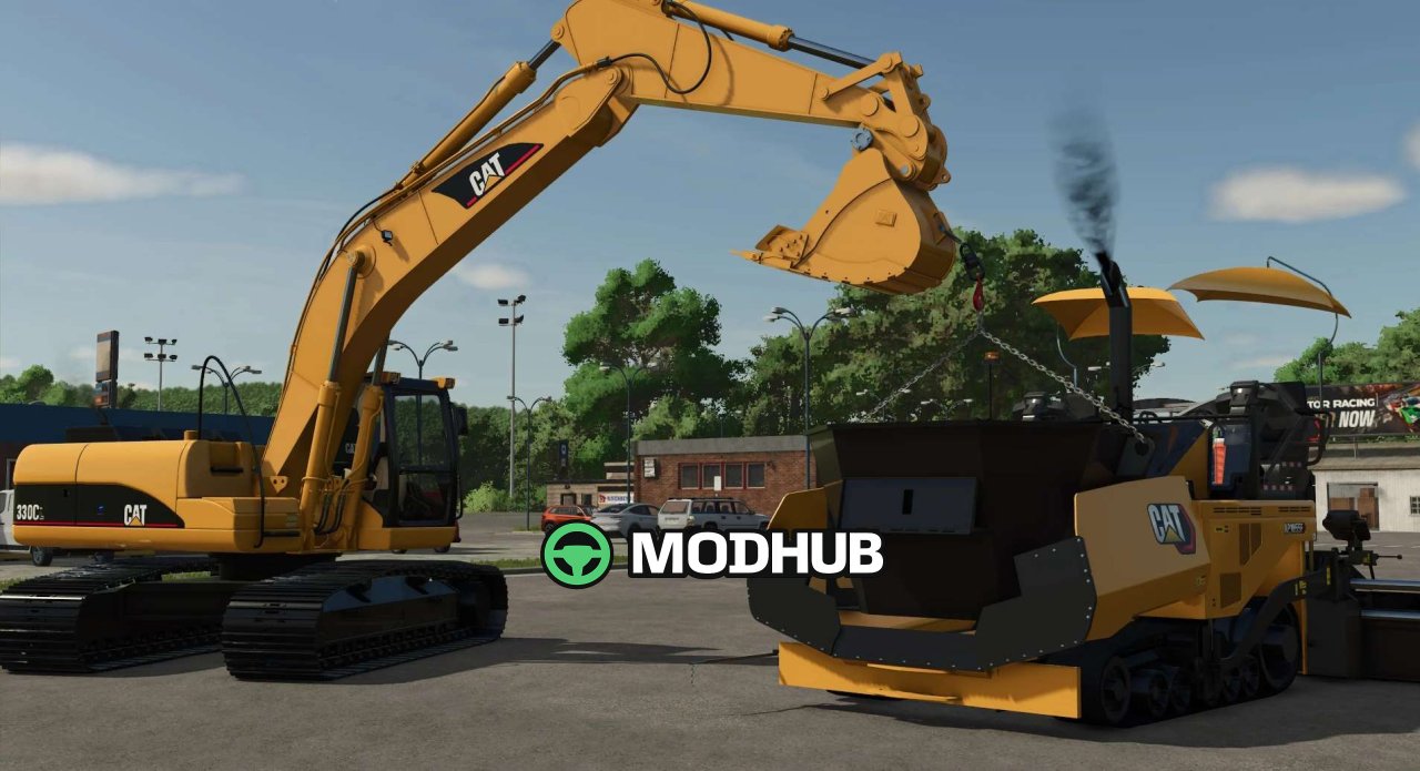 Asphalt Paver CAT AP1055F for FS25