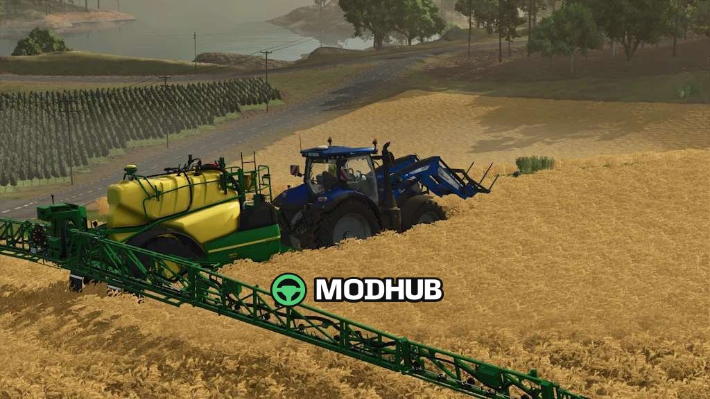 Обприскувач John Deere Precision Farming Sprayers v2.0 для FS25