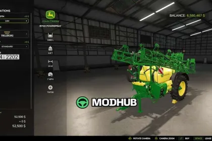 Обприскувач John Deere Precision Farming Sprayers v2.0 для FS25 — 4