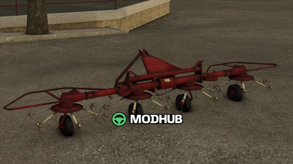 Ворушилка Deutz Fahr KH4S v1.8 для FS25
