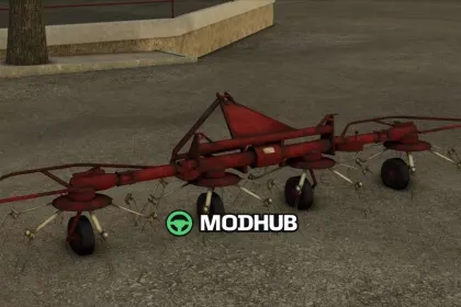 Ворушилка Deutz Fahr KH4S v1.8 для FS25 — 2