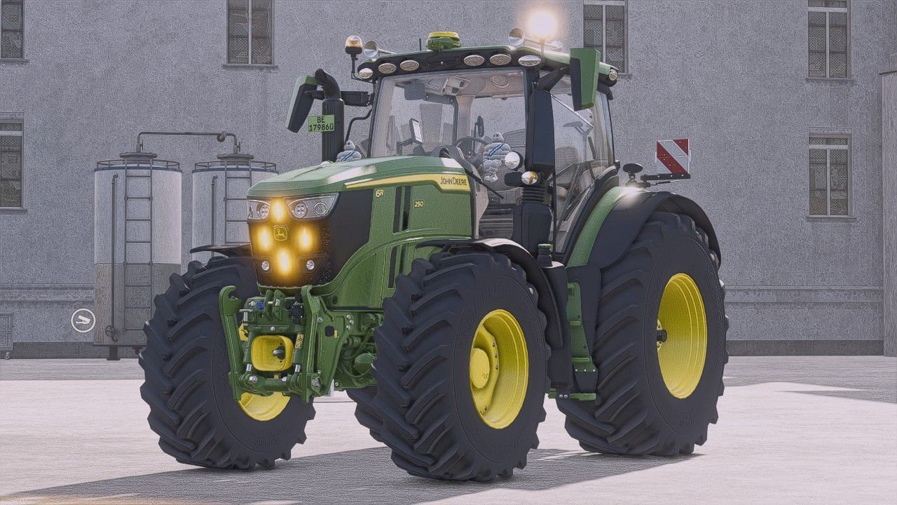 Ефективний Трактор John Deere 6R Edit — Реалістичний Тюнінг для Farming Simulator 25
