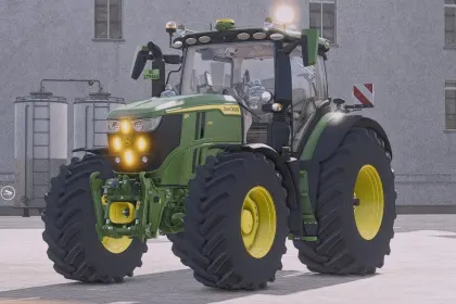 Ефективний Трактор John Deere 6R Edit — Реалістичний Тюнінг для Farming Simulator 25 — 4