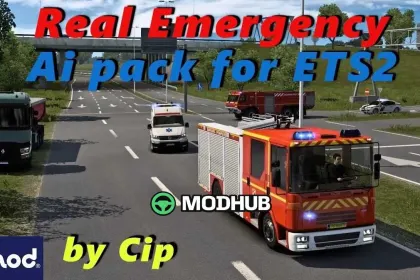 Real Emergency AI Pack Base Edition v1.61 für ETS2