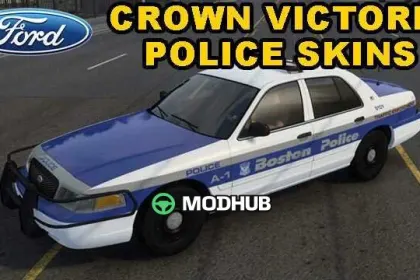 Поліцейські розмальовки Ford Crown Victoria для ATS