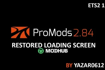 Promods Ladebildschirm 2.84 v1.7 für ETS2