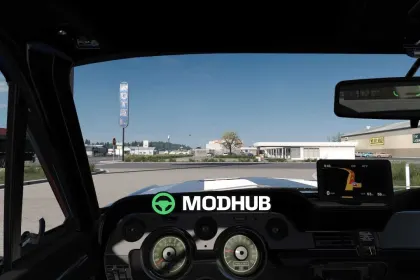 Приладова панель GPS-дисплеїв для 1967 Mustang (Road Trip: Ford) v1.0 для ATS