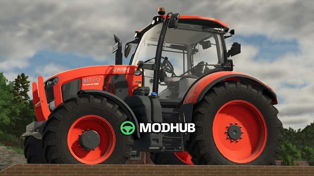 Tractor Kubota M7 Rust Edition v1.7 for FS25