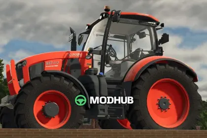 Tractor Kubota M7 Rust Edition v1.7 for FS25 — 2