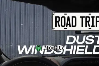 Мод Road Trip: Dust Windshield v1.0 для ATS
