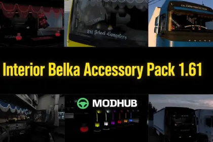 Interior Belka Accessory Pack v1.61 for ETS2