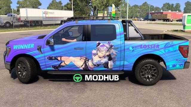 Скін Ford F-150 Silver Wolf v1.0 для ATS