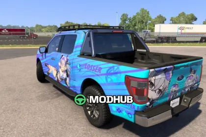 Скін Ford F-150 Silver Wolf v1.0 для ATS — 3