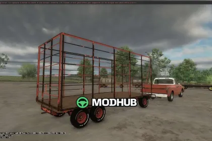 Причіп для тюків Homemade bale trailer v1.0 для FS25