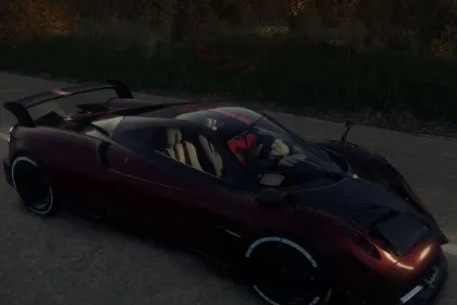 Legendary Supercar Pagani Huayra BC 2016 — Maximum Speed in Farming Simulator 25 — 2