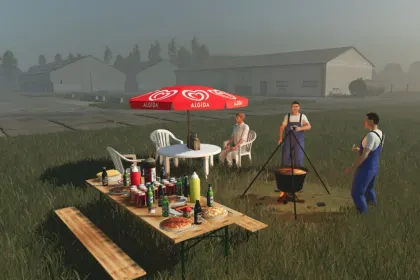 Місце відпочинку (Placeable Rest Area) для Farming Simulator 25