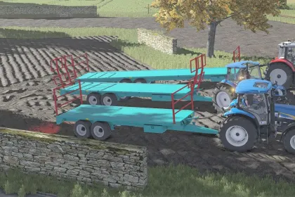 Причіп-платформа Lair Bale Trailer Pack для Farming Simulator 25
