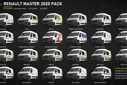 Автомобіль Renault Master 2020 Pack для Farming Simulator 25