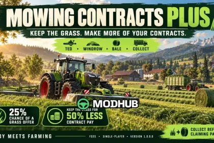 Скрипт Mowing Contracts Plus V1.0 для FS25 — 3