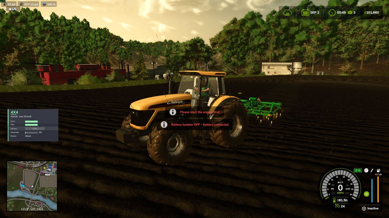 Ізолятор акумулятора ADS для Advanced Damage System для Farming Simulator 25