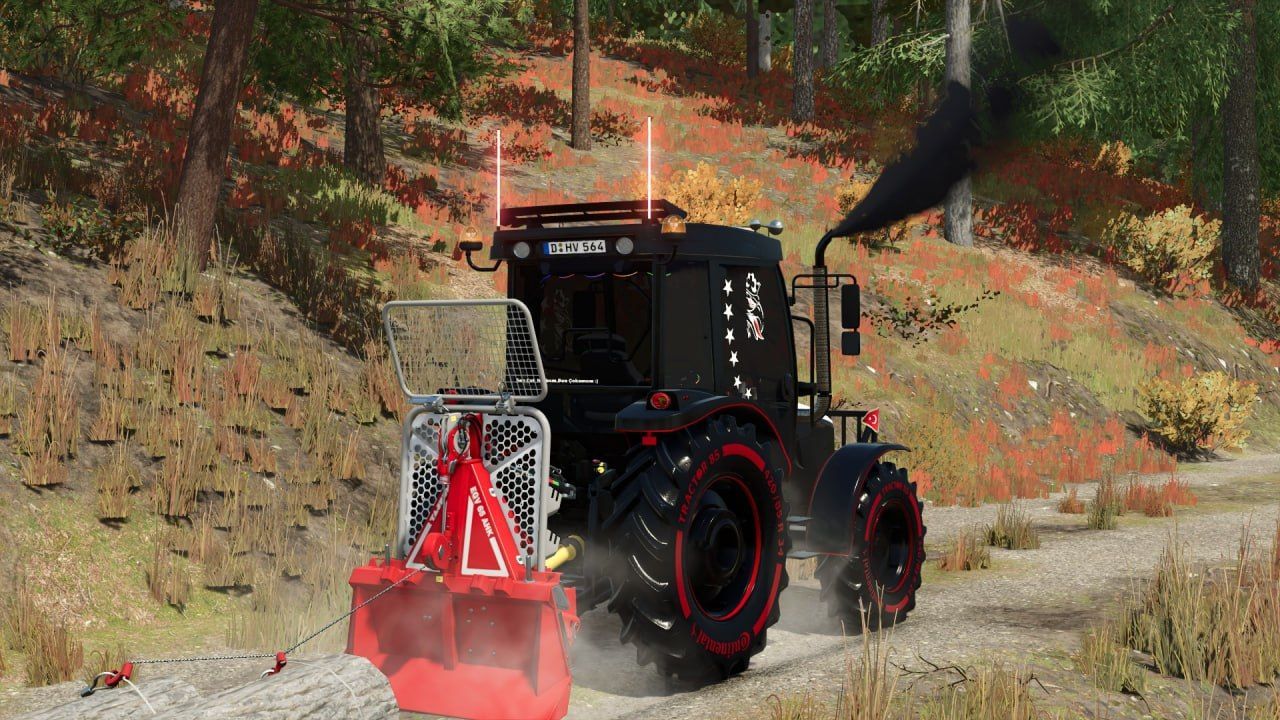 Tractor TÜMOSAN 8110 Blac Bull for Farming Simulator 25