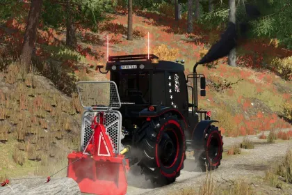 Tractor TÜMOSAN 8110 Blac Bull for Farming Simulator 25 — 4