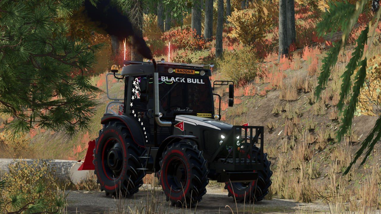 Tractor TÜMOSAN 8110 Blac Bull for Farming Simulator 25