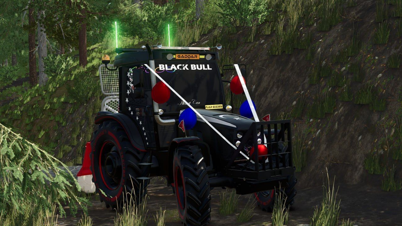 Tractor TÜMOSAN 8110 Blac Bull for Farming Simulator 25