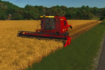 Комбайн Don Roque RV125 з жаткою Flexifull 700 для Farming Simulator 25