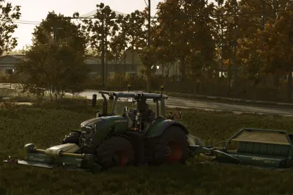 Косарка Krone EasyCut F360CV + B1000CV Collect для Farming Simulator 25