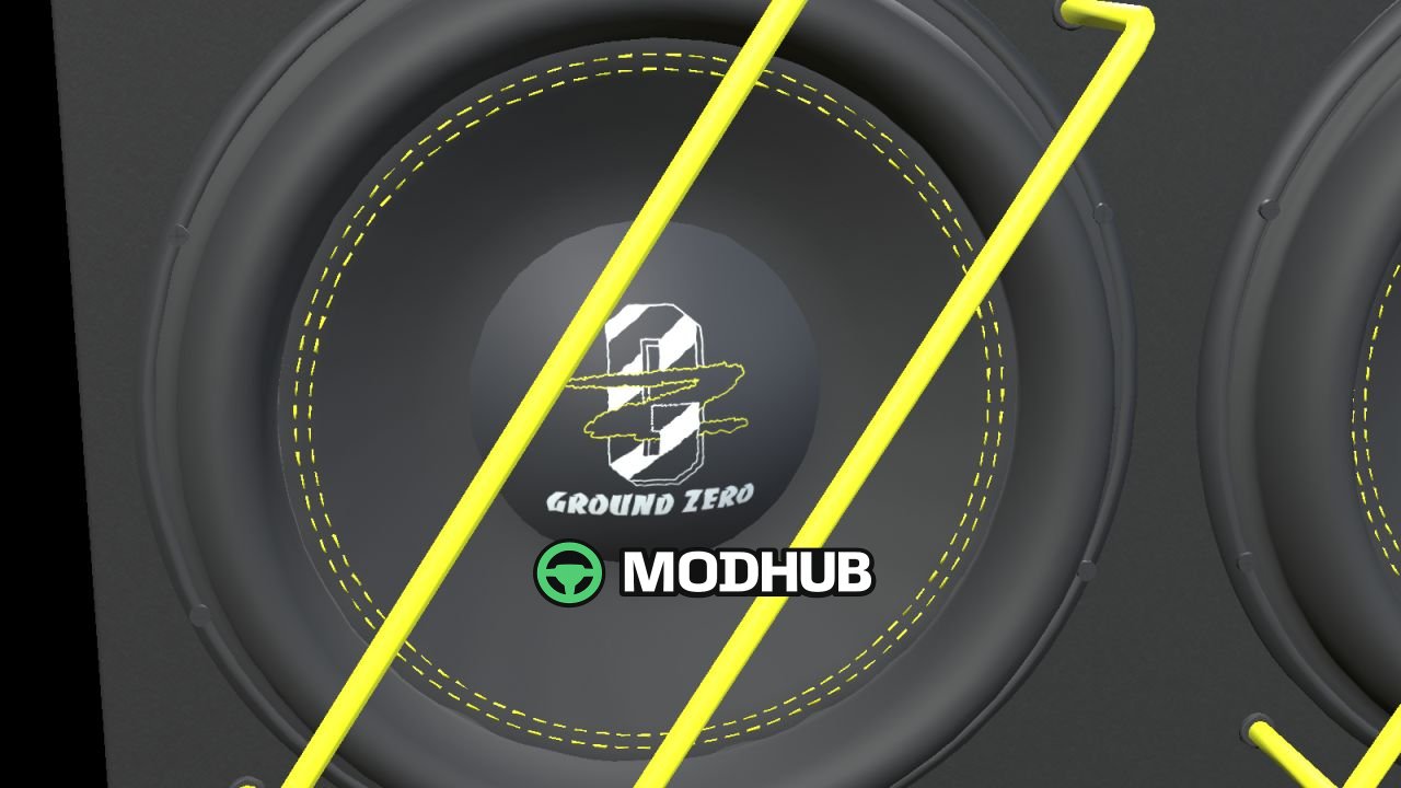 Сабвуфер Ground Zero GZIB 3.2500SPL (Prefab) для FS25