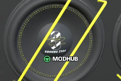 Сабвуфер Ground Zero GZIB 3.2500SPL (Prefab) для FS25 — 3