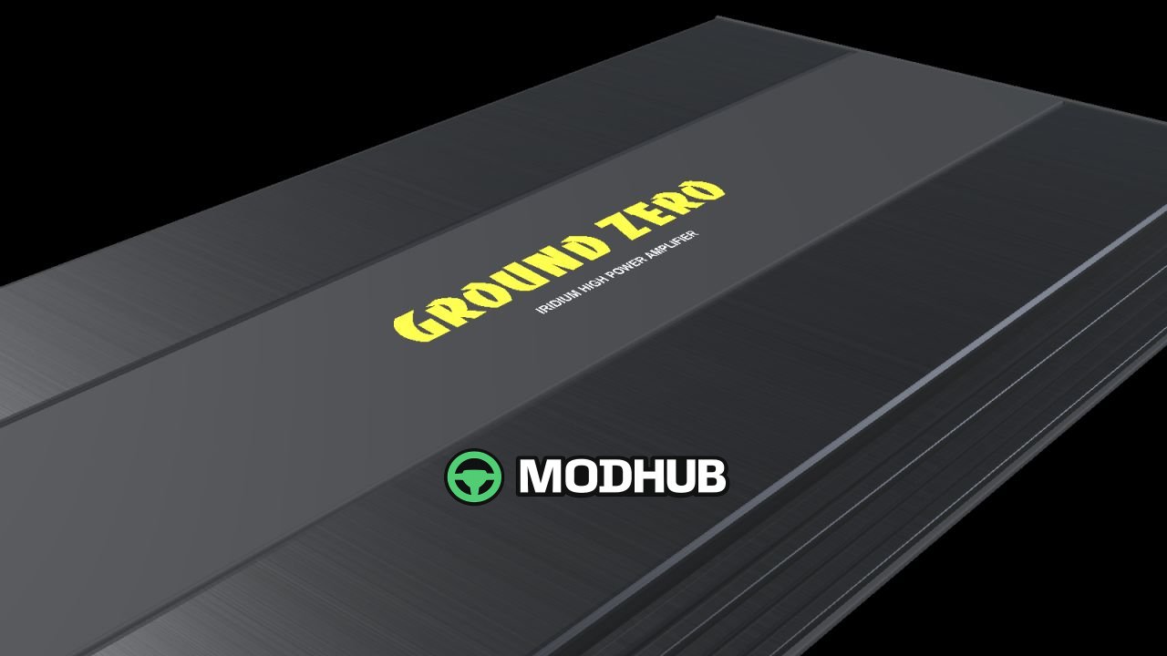 Підсилювач Ground Zero GZIA 1.1500D (Prefab) для FS25