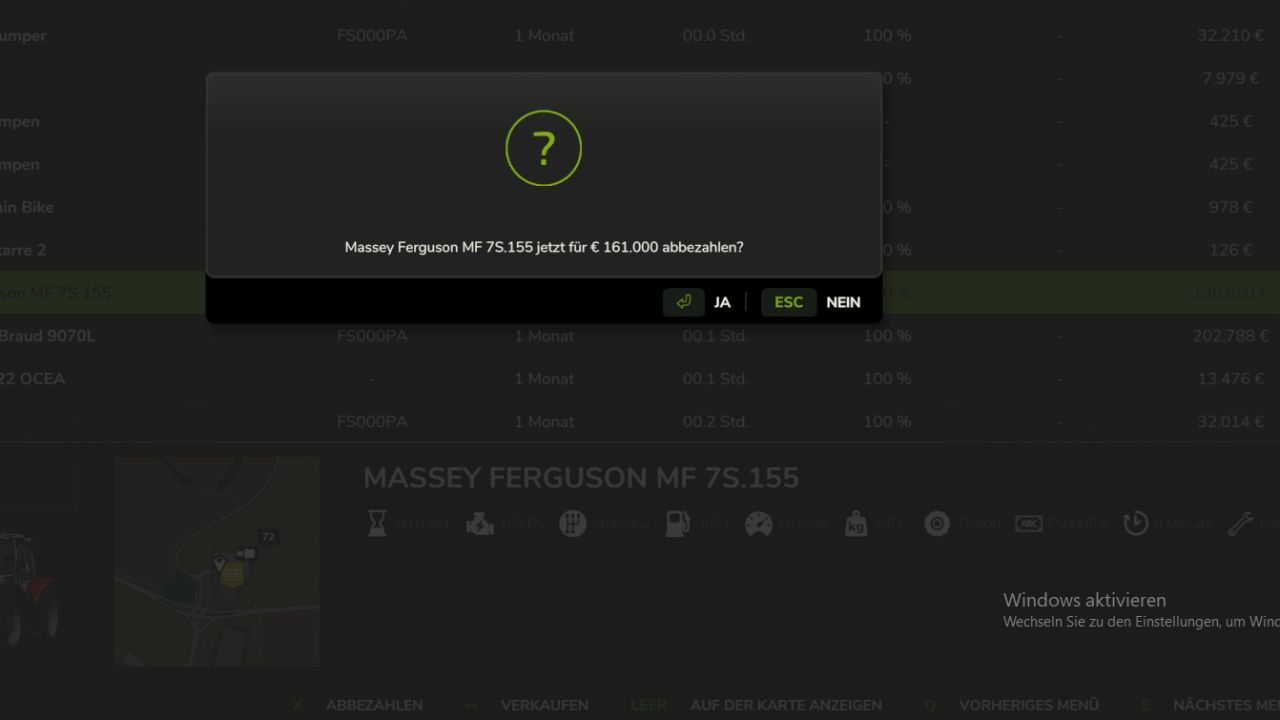 Скрипт Vehicle Leasing для Farming Simulator 25