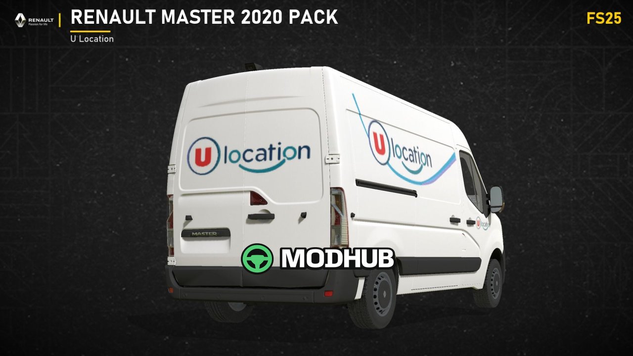 Фургон Renault Master 2020 Pack для FS25